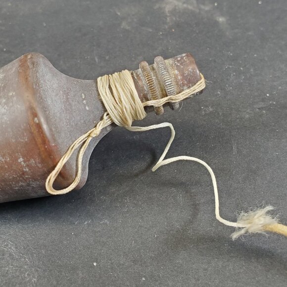 Vintage Dietzgen Brass Plumb Bob 5724S-18 Ounce Tool with Original Box & Steel P - Picture 6 of 13